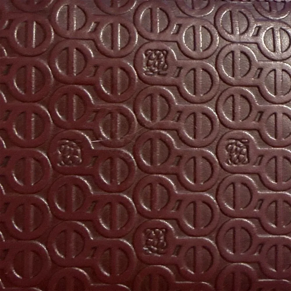 Louis Quatorze Men's Rich Brown Leather Bifold Wallet Logo Accent Multi Card ID